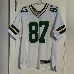 NFL Green Bay Packers White Jersey with white, green and yellow Details